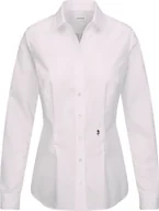 Bluzki damskie - Seidensticker CITY-BLUSE Bluzka Damska Długi Rękaw Kent Slim-Fit Biały 32 - miniaturka - grafika 1