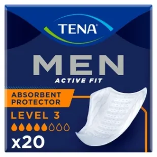 TENA MEN SUPER level 3 Wkłady anatomiczne dla mężczyzn 20 szt. - Wkładki higieniczne - miniaturka - grafika 6