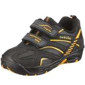 Buty dla dziewczynek - Swissies Storm BF0010M2M0AK, półbuty dziecięce, uniseks, czarny - czarno-żółty - 29 EU - miniaturka - grafika 1