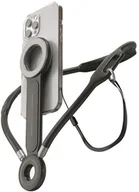 Uchwyty samochodowe do telefonów - Uchwyt magnetyczny na szyję 4smarts POV do smartfonów antracyt - miniaturka - grafika 1