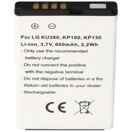 Baterie do telefonów - Bateria odpowiednia dla LG KU380, KP100, LGIP-430A, 0093301 - miniaturka - grafika 1