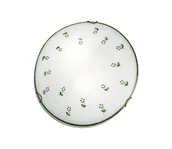 Lampy sufitowe - Kolarz 731.12.4.21 - Lampa sufitowa NONNA 2xE27/60W/230V śr. 40 cm zielona - miniaturka - grafika 1