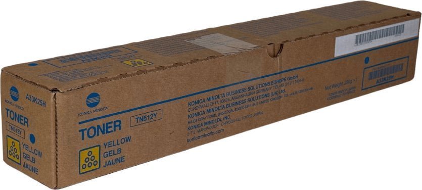 Toner Konica Minolta TN-512 A33K25H 17,5 tys. Y Oryginał mały