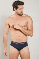 Majtki męskie - Slipy męskie klasyczne (3pak) z logowanym pasem Kappa K1121 - miniaturka - grafika 1