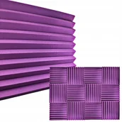 Inne akcesoria studyjne - Panel akustyczny DNA AM4 PR zestaw 12 szt. fioleto - miniaturka - grafika 1