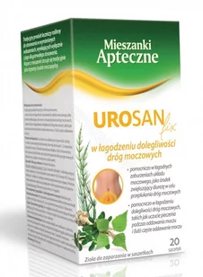 Herbapol LUBLIN S.A. Urosan Fix w łagodzeniu dolegliwości dróg moczowych 2 g 20 saszetek - Układ moczowy i płciowy - miniaturka - grafika 1