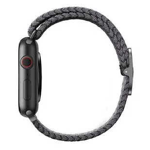 UNIQ pasek Aspen Apple Watch 40/38/41mm Braided szary/granite grey - Akcesoria do smartwatchy - miniaturka - grafika 2