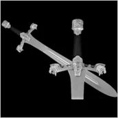 Repliki - broń - Srebrny MIECZ ALEKSANDRA MACEDOŃSKIEGO (266) - miniaturka - grafika 1