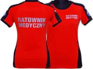 Koszulki i topy damskie - Koszulka ratownicza PRM-23 FLUO damska odblaskowa - miniaturka - grafika 1