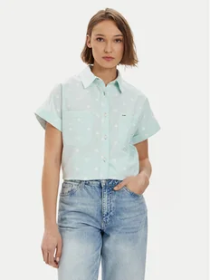 Lee Koszula Utility 112350269 Niebieski Relaxed Fit - Koszule damskie - miniaturka - grafika 1