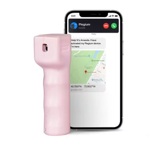 Gaz Pieprzowy Plegium Smart Mini Pink | 3 Funkcje Bezpieczeństwa - Gaz pieprzowy - miniaturka - grafika 1