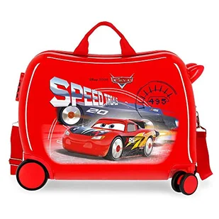 Disney Cars Speed Trails walizka dziecięca, czerwona, 50 x 38 x 20 cm, z zamkiem szyfrowym, 38 l, 2,1 kg, 4 kółka, bagaż podręczny - Walizki - miniaturka - grafika 1
