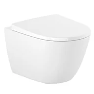 Miski WC - Roca Ona miska WC wisząca Rimless Supraglaze biała A346688S00 - miniaturka - grafika 1