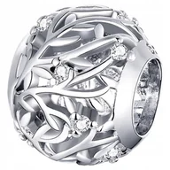 Bransoletki - Charms Zawieszka Charms Gałązki Cyrkonie Charmsy Trusky - miniaturka - grafika 1