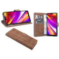 Etui i futerały do telefonów - Etui na telefon komórkowy LG G7 ThinQ etui z klapką na smartfona pokrowiec ochronny brązowy - miniaturka - grafika 1