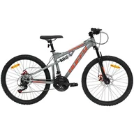 Rowery - Rower górski MTB Huffy MARKER 24" Srebrny dla dzieci, chłopców 8-12 lat - miniaturka - grafika 1