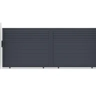 Bramy garażowe - Aluminiowa brama przesuwna 3m CASANOOV CARPATIA 300C180 - miniaturka - grafika 1