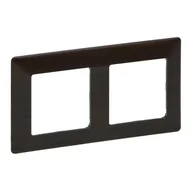 Wyłączniki światła i elektryczne - Legrand Legrand Valena Life wenge ramka podwójna l_754172 - miniaturka - grafika 1