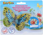 Zabawki i gry sportowe - Eddy Toys Latawiec motyl dla dzieci E-19435-YLW-BLU - miniaturka - grafika 1