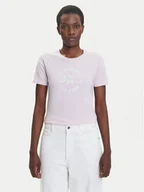 Koszulki i topy damskie - Converse T-Shirt Floral Chuck Taylor 10027751-A03 Różowy Regular Fit - miniaturka - grafika 1