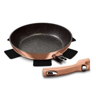 Berlinger Haus Patelnia Patelnia z odpinanym uchwytem 24cm Rose Gold BH/1948 BH/1948 - Patelnie - miniaturka - grafika 1
