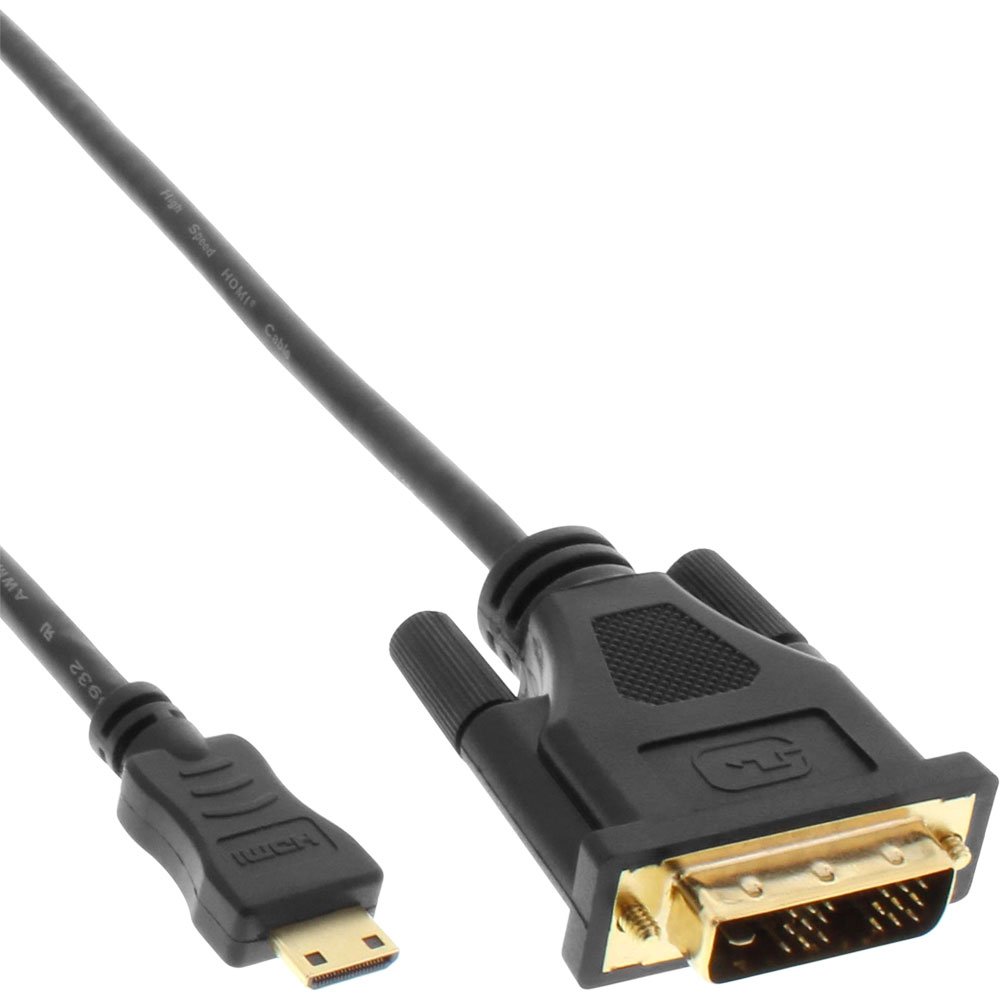 InLine Kabel Mini-HDMI DVI-D M/M Czarny 5m 17475P