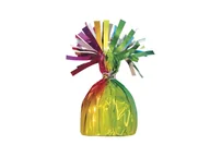 Balony i akcesoria - Obciążnik foliowy do balonów napełnionych helem - tęczowy - 176 g. - miniaturka - grafika 1