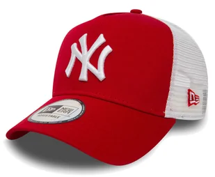 Czapka NEW ERA Clean Trucker New York Yankees czerwona - Czapki damskie - miniaturka - grafika 1