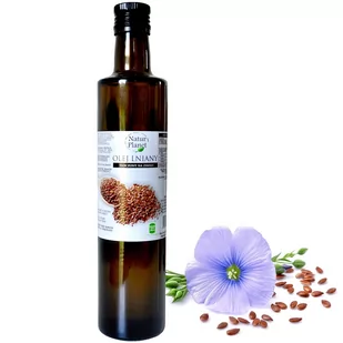 Natur Planet Olej Lniany Nierafinowany 500 ml - Olejki do ciała i włosów - miniaturka - grafika 1