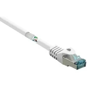 Patchcordy - LogiLink Patchcord CQ3071S Cat.6A S/FTP 5m biały CQ3071S - miniaturka - grafika 1