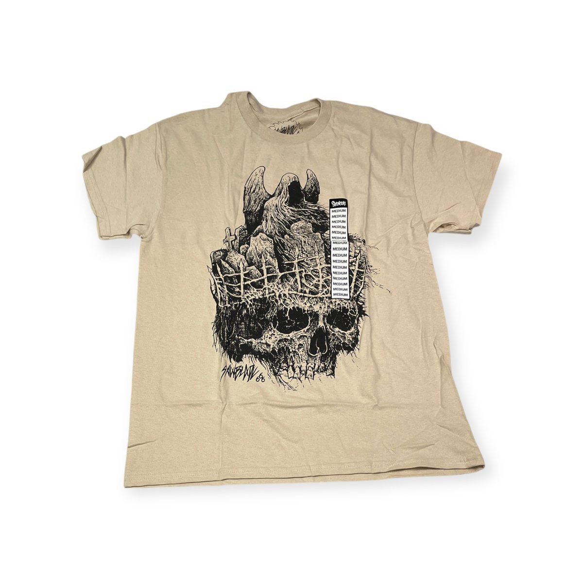 Koszulka T-shirt męski okrągły dekolt SPENCER'S NADRUK L