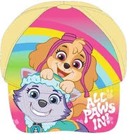 Czapki dla dzieci - Dziewczęca czapka na lato z daszkiem Psi Patrol Żółta - miniaturka - grafika 1