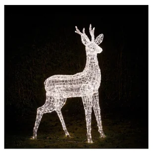 Dekoracja świąteczna LED Renifer 1,6m na zewnątrz - Ozdoby bożonarodzeniowe - miniaturka - grafika 1