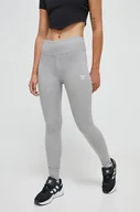 Legginsy - Reebok legginsy damskie kolor szary melanżowe - miniaturka - grafika 1