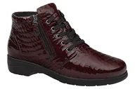 Botki damskie - Botki CAPRICE 9-25152-502 H Bordo Croco Bordowe onAIR INSOLE - miniaturka - grafika 1
