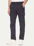 Spodnie męskie - BOSS Spodnie materiałowe 50536882 Granatowy Regular Fit - miniaturka - grafika 1