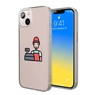 Etui i futerały do telefonów - Bonateks, Etui na telefon komórkowy z cyfrowym nadrukiem, kompatybilne z iPhone 14, etui ochronne, odporne na uderzenia, silikonowe, elastyczne, przezroczyste etui na telefon - miniaturka - grafika 1