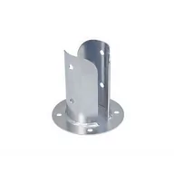 Zawiasy, okucia i inne akcesoria - Podstawa słupa 82x150x2 mm - miniaturka - grafika 1