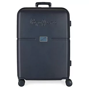 Pepe Jeans Accent Walizka Średniej walizki 48x70x28 cms Twarde mocowanie ABS Wbudowany 79l 4,32 kg 4 Koła Podwójne, niebieski, Maleta mediana, średnia walizka - Walizki - miniaturka - grafika 1