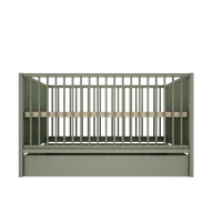 Łóżka dla dzieci i młodzieży - Łóżko zielone tweens eukaliptus 70x140 cm - miniaturka - grafika 1