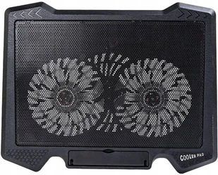 PODSTAWKA CHŁODZĄCA POD LAPTOPA WENTYLATOR 2 x COOLER PODKŁADKA REGULACJA - Podkładki chłodzące pod laptopa - miniaturka - grafika 1