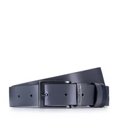 Paski - Męski pasek skórzany tłoczony dwustronny - miniaturka - grafika 1