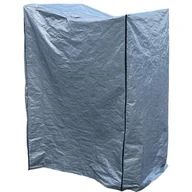 Pokrowce na meble ogrodowe - Pokrowiec na komplet mebli 145 x 132 x 220 cm szary PATIO - miniaturka - grafika 1