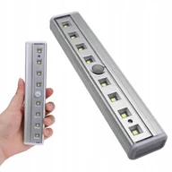 Żarówki LED - Lampa Do Szafy 8 Led Baterie Czujnik Ruchu Magnes - miniaturka - grafika 1