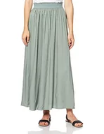 Spódnice - Only Kobiety Onlvenedig Life Long Skirt Wvn Noos Spódnica, Zielony, S - miniaturka - grafika 1