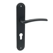 Klamki - Domino Klamka Presto na wkładkę czarna - miniaturka - grafika 1