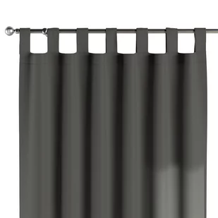 Dekoria Zasłona na szelkach 1 szt. szary 1szt 130 × 260 cm Quadro 310-136-14 - Zasłony - miniaturka - grafika 1