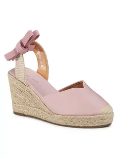 Sandały damskie - Jenny Fairy Espadryle WS270901-05 Różowy - grafika 1