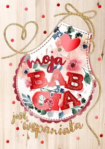 Kartka Dzień Babci 11,5 x 16,5 cm - Kartki okolicznościowe i zaproszenia - miniaturka - grafika 1