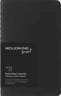 Zeszyty szkolne - Zestaw 2 Zeszytów Moleskine Smart Cahier Journals P linie, czarny - miniaturka - grafika 1